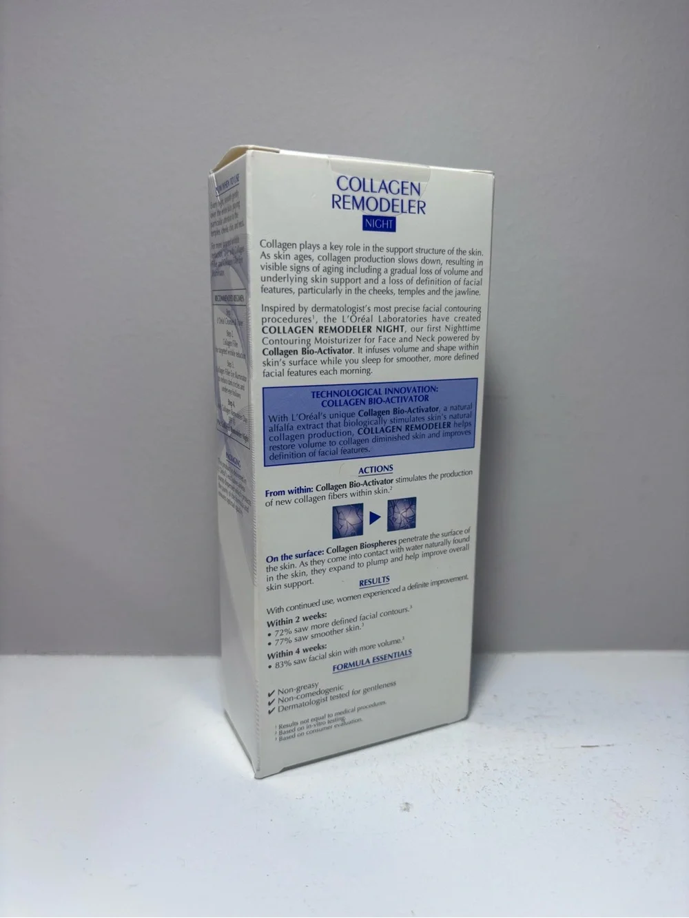 L'Oréal Collagen Remodeler Night Contouring Moisturizer New 1.7 Fl Oz